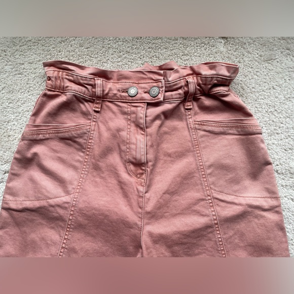 New SO High Rise Waist Utility Pants Junior Size 7 Pink - Picture 4 of 10